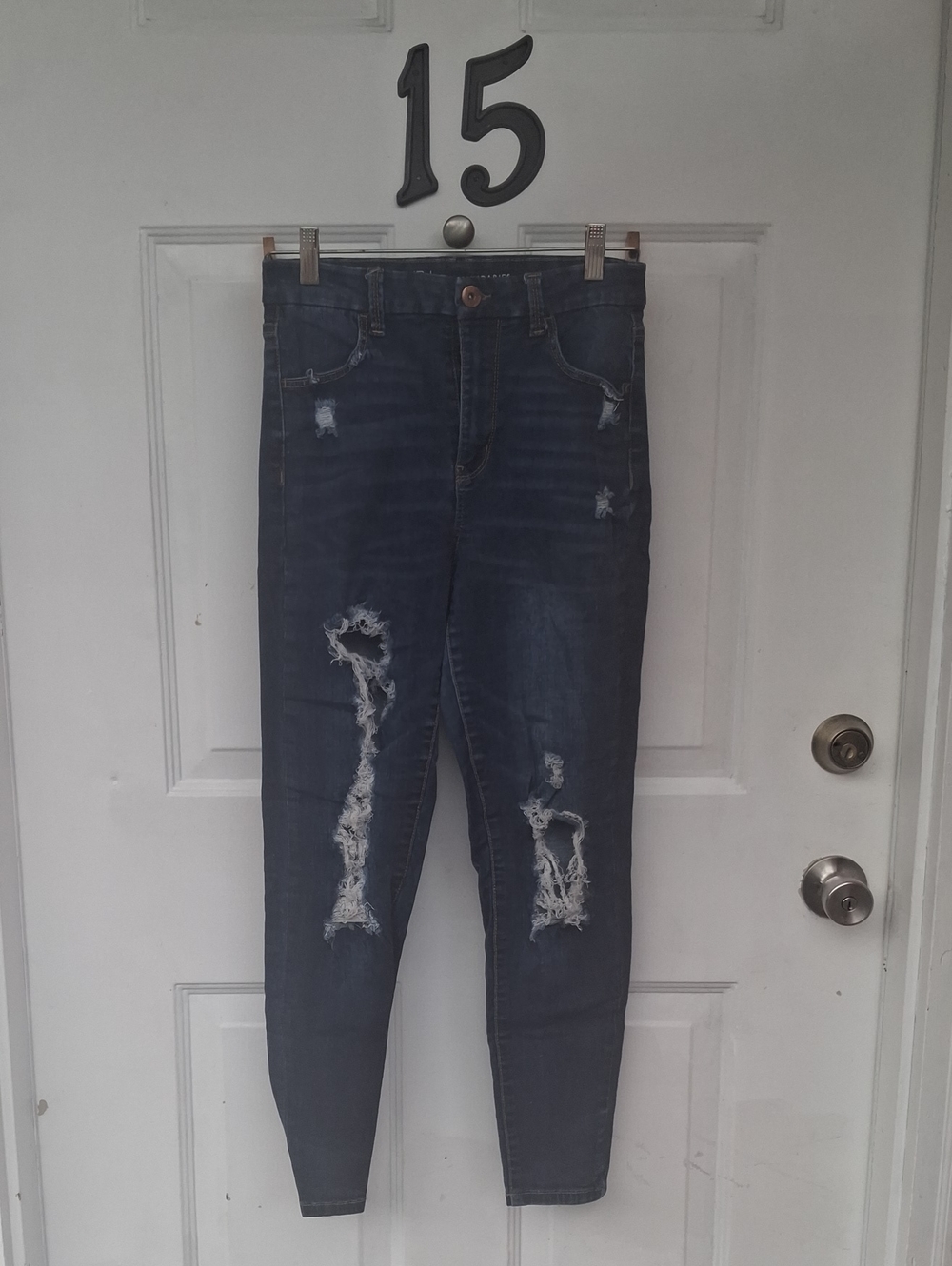 No Boundaries Blue Denim Jeans - Mid Wash Casual